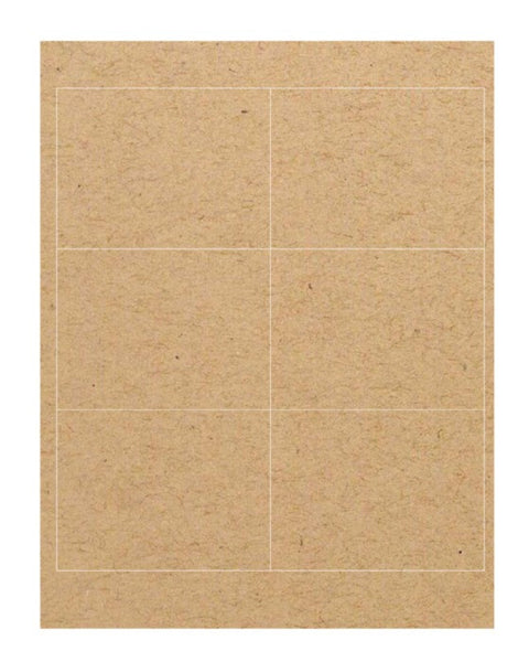 Brown Kraft Labels (4
