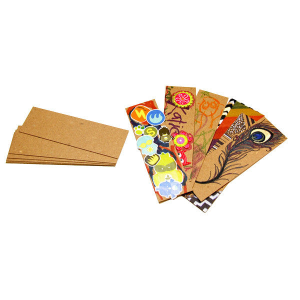 Brown Kraft Bookmarks - 1.5