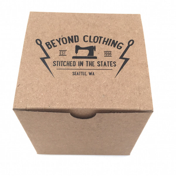 Custom Printed Recycled Gift Boxes 4x4x2 - Brown Kraft