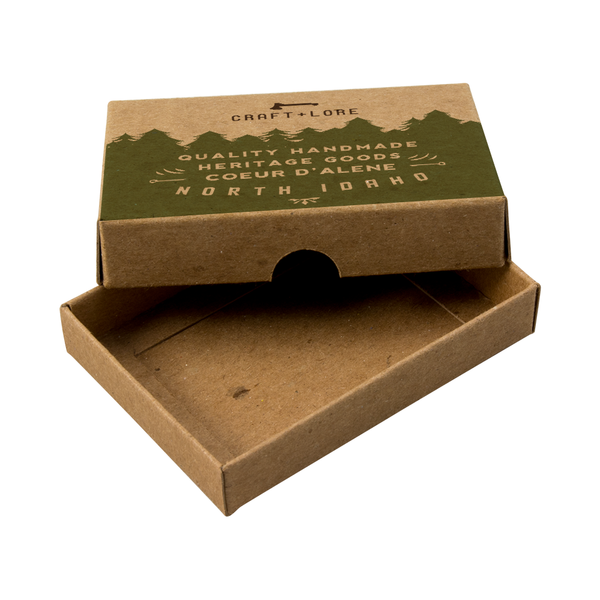 Printed Earring Boxes - Brown Kraft