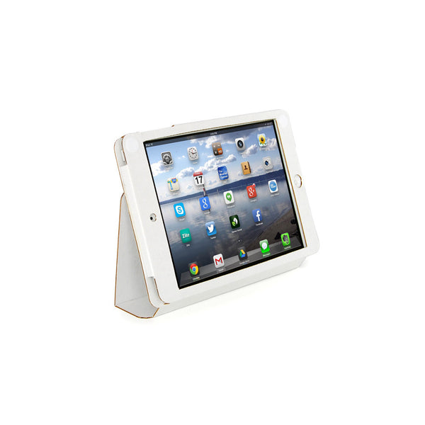Recycled Cardboard iPad Mini Cases - White (3 pack) - Buttons and Ports are accessible