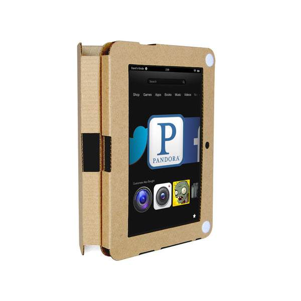 Recycled Cardboard Fire HD Cases - Brown Kraft (3 pack) - Made in USA