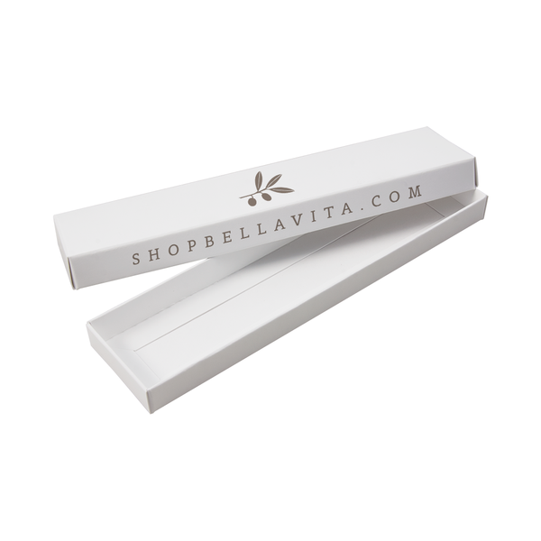 Printed Necklace Boxes - White 16 pt