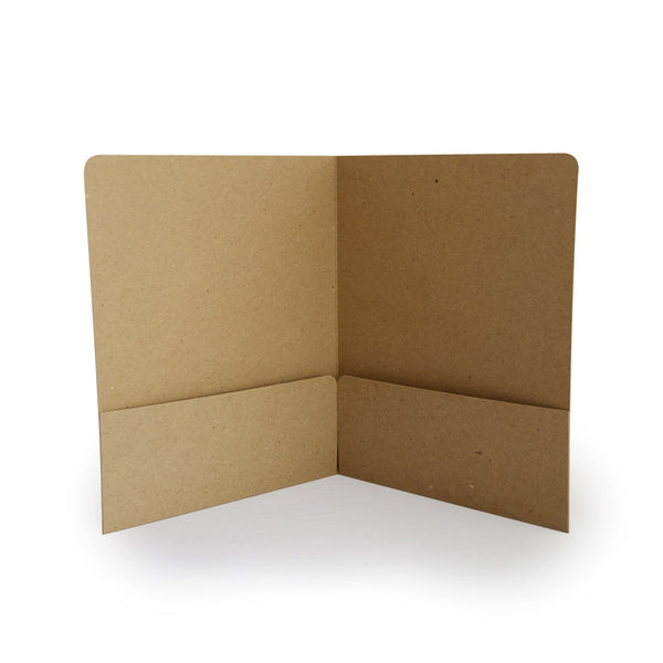 Recycled Presentation Folders - RePocket - Brown Kraft