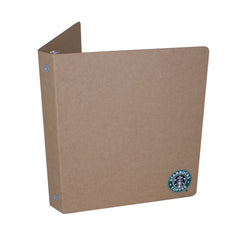 Custom Printed 1" ReBinder Original Recycled Binders - Starbucks