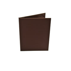 Four Pocket Menu Cover (Book Style) - Color Sample, Brown