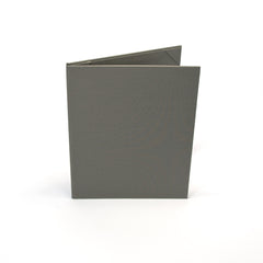 Four Pocket Menu Cover (Book Style) - Color Sample, Grey