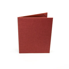 Four Pocket Menu Cover (Book Style) - Color Sample, Red