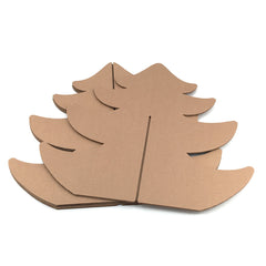 18" Recycled Brown Cardboard Trees - (2 pack) - Guided
 - 3