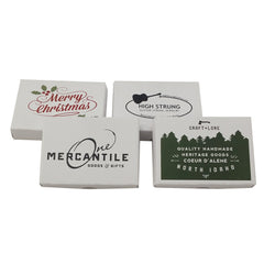 Custom Printed Two Piece Gift Boxes - White Gift Boxes