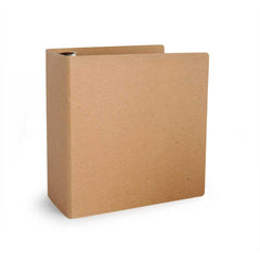 3" ReBinder Select Recycled Binders - Natural Brown Kraft