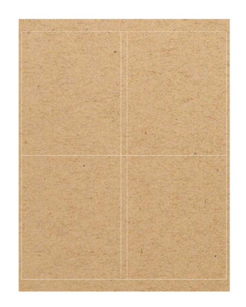 Brown Kraft Labels (4