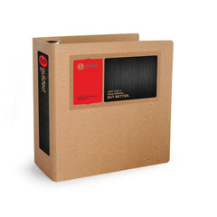 Custom Printed 4" ReBinder Select Recycled Binders - Guided
 - 4