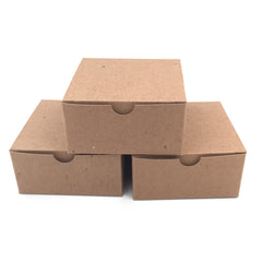 Custom Printed Recycled Gift Boxes 4x4x2 - Stacked Boxes
