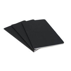 Recycled Notebooks Black 5" x 8"