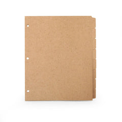 ReTab 8-Tab Binder Dividers (10 sets) - Three hole punched