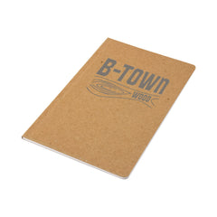 Foil Stamped Notebooks - 8" x 10" ReWrite - B-Town Wood Foiled Notebook