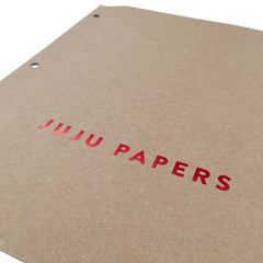 Foil Stamped Binder Pockets - RePouch - Red Foil for JuJu Papers