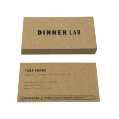 Recycled Business Cards - Dinner Lab