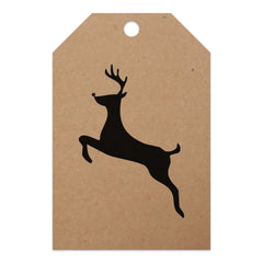 Foil Stamped Gift Tags -  2" x 3" Angled Top Corners