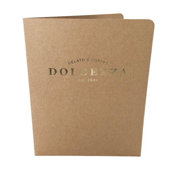 Foil Stamped Presentation Folders - RePocket - Foil Stamped, Dolcezza