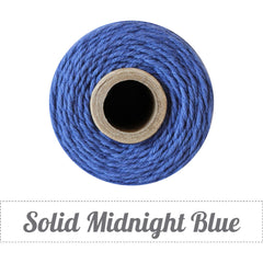 Bakers Twine - Solid Midnight Blue Spool - Beautiful Midnight Blue