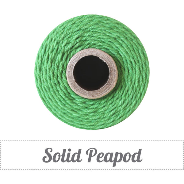 Bakers Twine - Solid Peapod Green Spool - 240 Yards