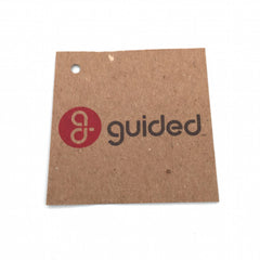 Brown Kraft Hang Tags - Guided Logo