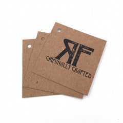 Brown Kraft Hang Tags - Standard 1/4" dill hole