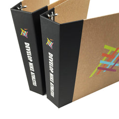 Foil Stamped 2" ReBinder Professional Recycled Binders