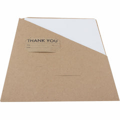 Slash Pocket Folders - RePouch - Brown Kraft Presentation Folder