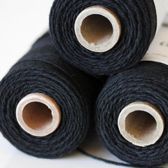 Bakers Twine - Solid Charcoal Black Twine Spool - 100% Cotton