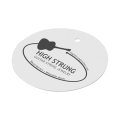 Custom Round Hang Tags - Natural White