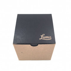 Custom Printed Recycled Gift Boxes 4x4x4 - Luma Solid Color Top