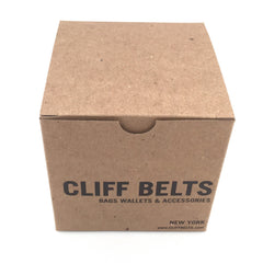 Custom Printed Recycled Gift Boxes 3x3x3 - Cliff Belts