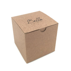 Custom Printed Recycled Gift Boxes 3x3x3 - Go Green