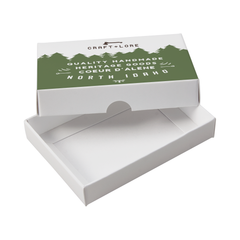 Printed Earring Boxes - White