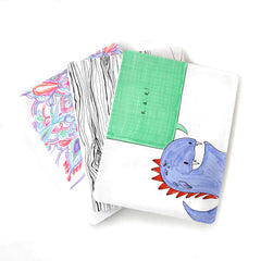 Recycled Cardboard iPad Cases - White (3 pack) - DIY Customization