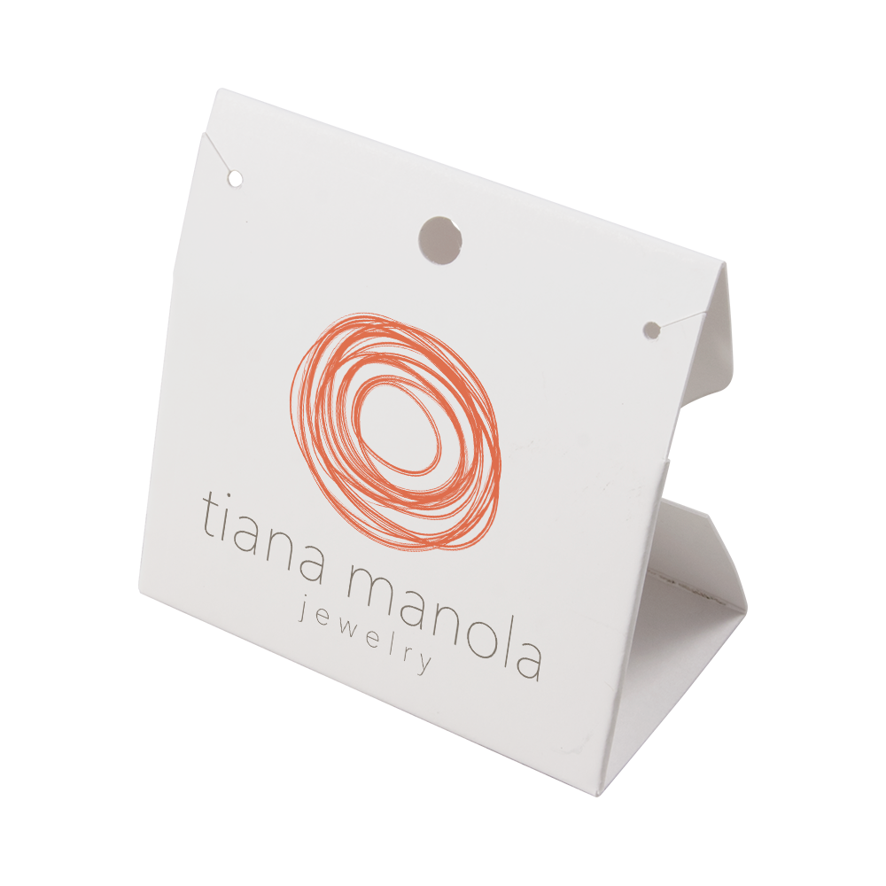 Custom necklace 2025 display cards