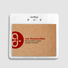 ReBadge Biodegradable Badge Holders (125 Units) - Guided
 - 2