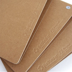 1.5" ReBinder Select Recycled Binders - Guided Branding Deboss on Back of Binder