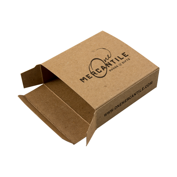 Printed Gift Boxes - Small Brown Kraft