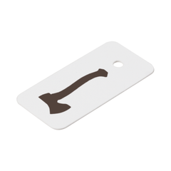 Printed Jewelry Tags - Natural White