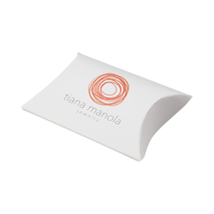 Custom Pillow Boxes - Small - White