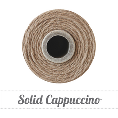 Bakers Twine - Solid Cappuccino Brown Twine Spool - 4-Ply Cotton Twine