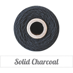 Bakers Twine - Solid Charcoal Black Twine Spool - Classic touch to your projects