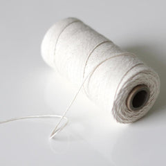 Bakers Twine - Solid Natural White Twine Spool - Clean and Fresh