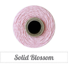 Bakers Twine - Solid Blossom Pink Twine Spool - 240 Yard Spool