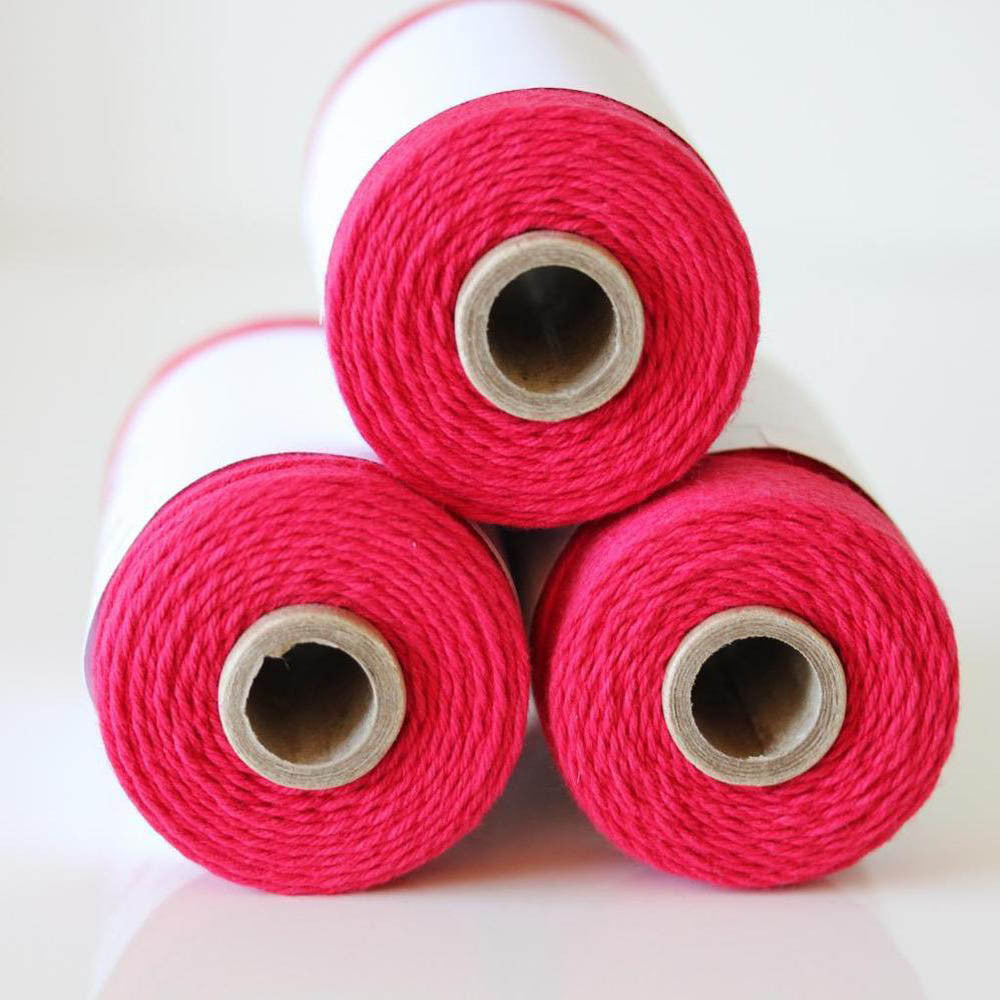 Bakers Twine - Solid Maraschino Solid Red Twine Spool