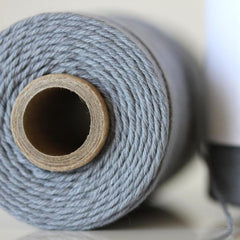 Bakers Twine - Solid Stone Gray Twine Spool - What can you create?